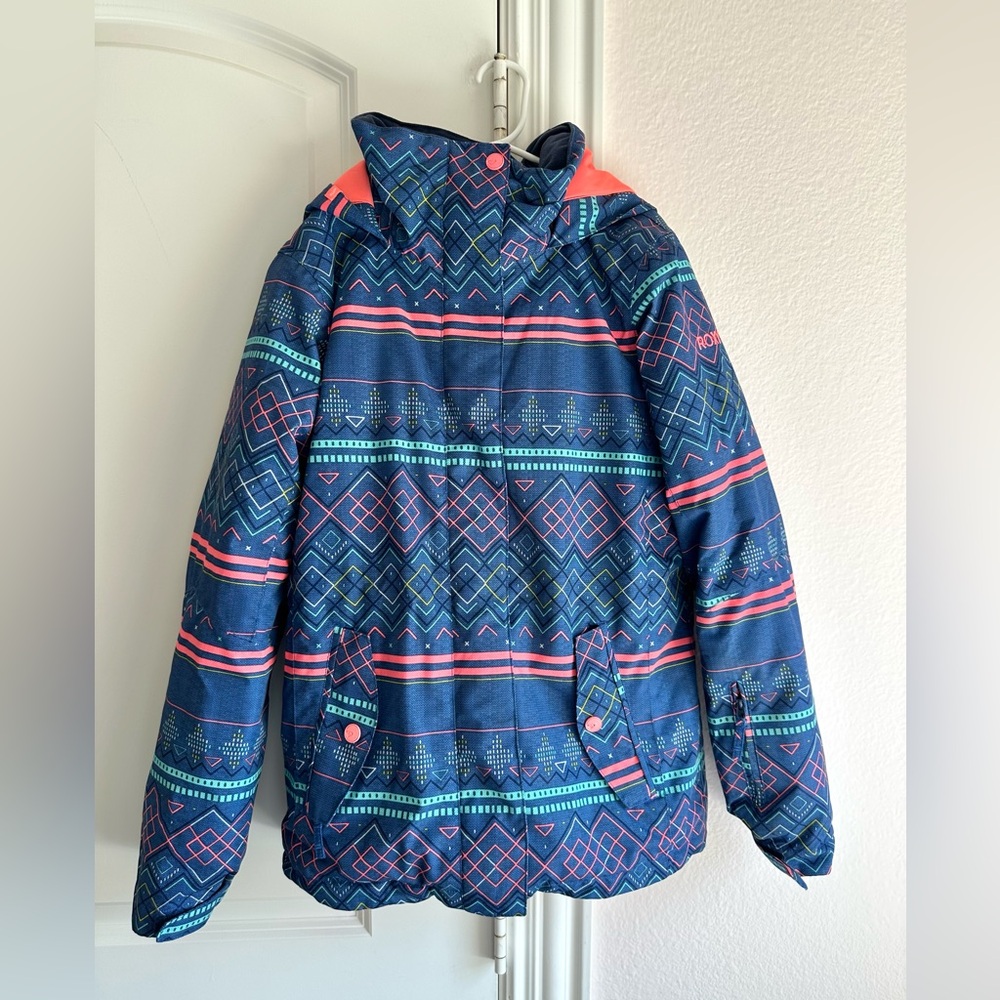 Roxy Girl’s Geometric Print Jacket